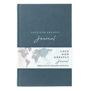 Love God Greatly Journal: A SOAP Method Journal for Bible Study (Blue Cloth-bound Hardcover)