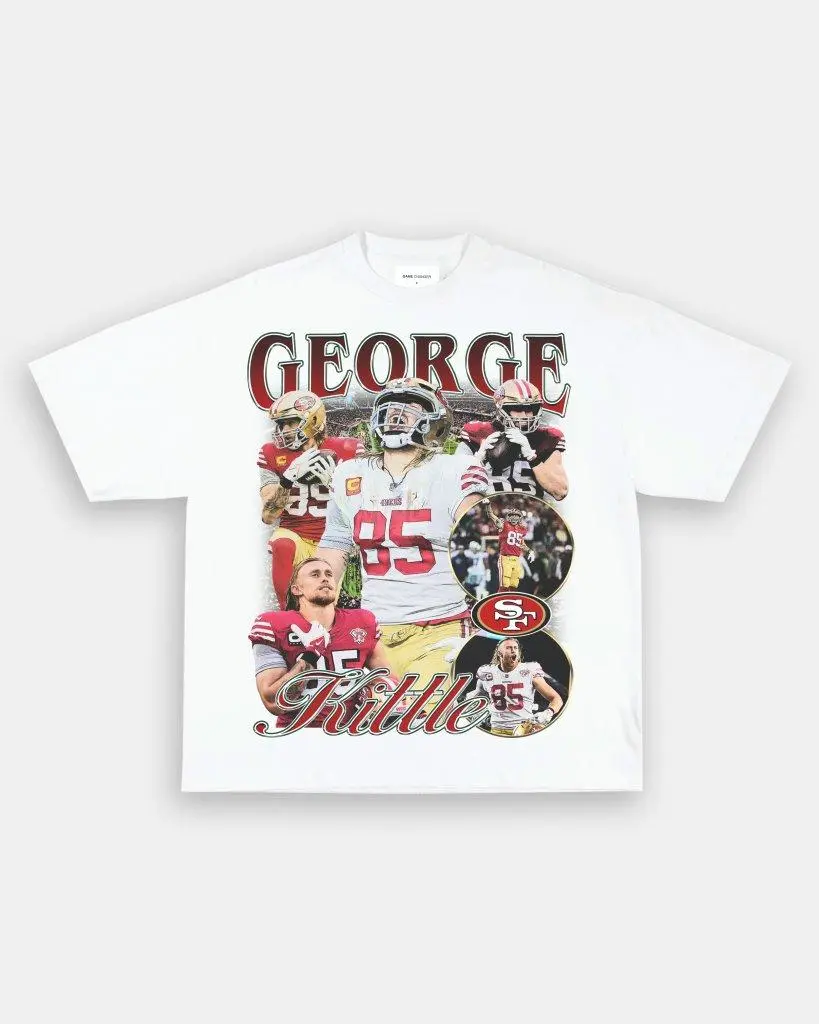 George Kittle T-Shirt, Vintage Football Shirt, Game Day Tee, Fan Gift, Gift for Him