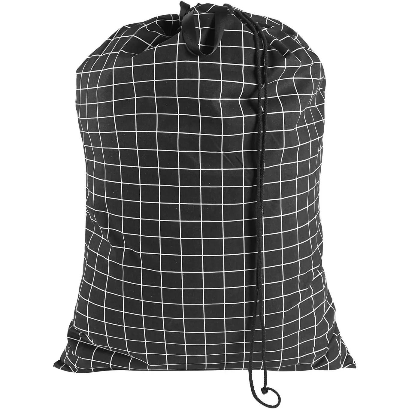 Sturdy Premium Heavy Duty Polyester Laundry Drawstring Bag with Strap, 28 x 40 inches Laundry Accessory, Large Portable Multifunctional Travel & Apartment Storage Bag, Home Organizer (6 Colors)