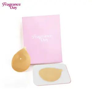 Fragrance Day Push-up Sticky Bra – Waterproof & Sweat-proof, Portable, Reusable, Washable, Essential for Travel Women's Wear with Storage Board & Replaceable Adhesive Pads