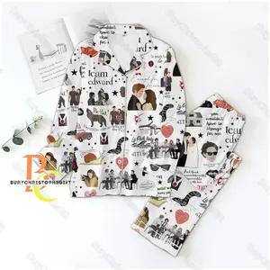 Movie Pajamas Set, Team Edward Shirt, Movie Shirt, Team Jacob Pajamas, Bella Jacob Pajamas, Saga Shirt