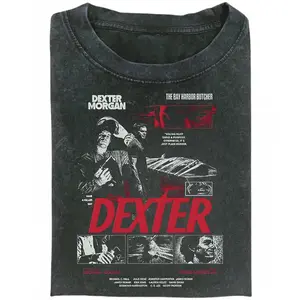 Dexter Vintage Shirt - Funny Dexter Movie Shirt, Morgan Graphic 90s Tee, Bay Harbor Butcher Shirt, Morgan Graphic 90s Tee, Movie Shirt, Crew Neck T-shirt, Trending Shirt
