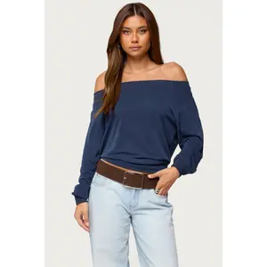 Nannie Off Shoulder Oversized Top