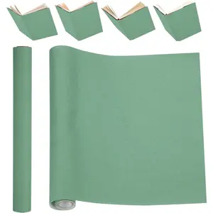 Book Binding Cloth, 51 x 11 Inches Book Cloth for Binding Repairing Fabric Surface Paper Backed Bookbinding Supplies, Green