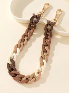 Acrylic Bag Chain - Colorful brown