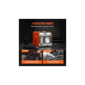 VEVOR Automotive Smoke Machine Leak Detector, EVAP Smoke Machine Leak Tester with Built-in Air Pump, Pressure Gauge Flow Meter, Dual-Mode Diagnostic Leak Detector for Vacuum, Fuel, Pipeline Testing