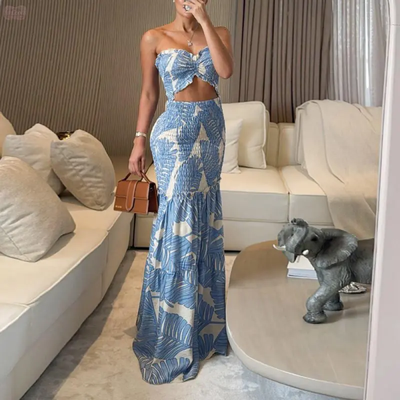 smocked beach dress - TikTok Shop