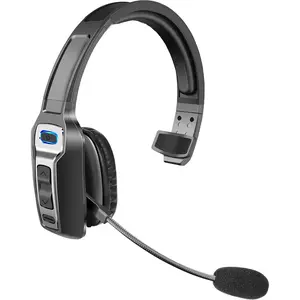 Trucker  Headset, V5.2  Headset with Upgraded Microphone AI Noise Canceling,  Ear  Headphone with Mute for Driver Office Call Center (Black)
