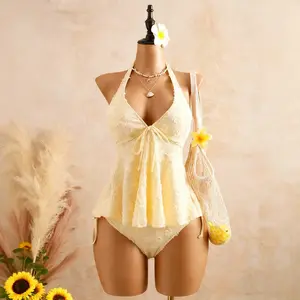 Women's Fashion Tankini Swimsuit, Stylish Two-Piece Swimwear, Comfortable Beachwear, Perfect for Pool Parties and Vacations