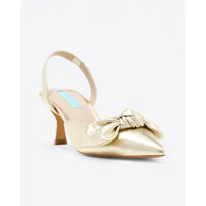 Tess Slingbacks in Gold