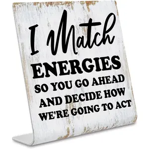Funny Desk Signs for Women Men Office, Work Humor Decor Cubicle, Office Shelf Table Desk Decor for Cowoker Friends Sister Manager, Sarcastic Work Stress Relief White Elephant Gift Idea dksg3 : Office Products