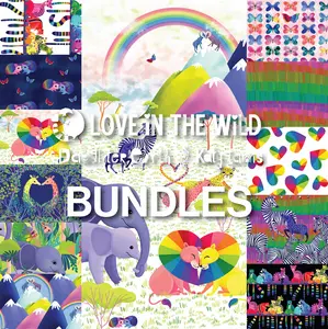 Love in the Wild Bundles by Katy Tanis with FreeSpirit Fabrics