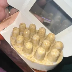 HennysHairHaven Let That Mango Body Bar with Real Dried mango pieces in it to exfoliate