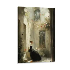 Renaissance Elegant Victorian Woman Portrait Canvas Posters Wall Art for Bedroom, Living Room, Office- Classic Vintage Aesthetic Decor Painting (22) Canvas Poster Bedroom Decor Sports Landscape Office Room Decor Gift Frames Ornaments Artistic Decoration