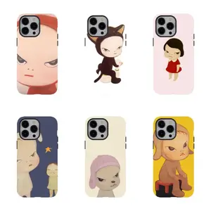 Yoshitomo Nara Aesthetic Phone Case,Cool & Quirky Art Design,for iPhone
