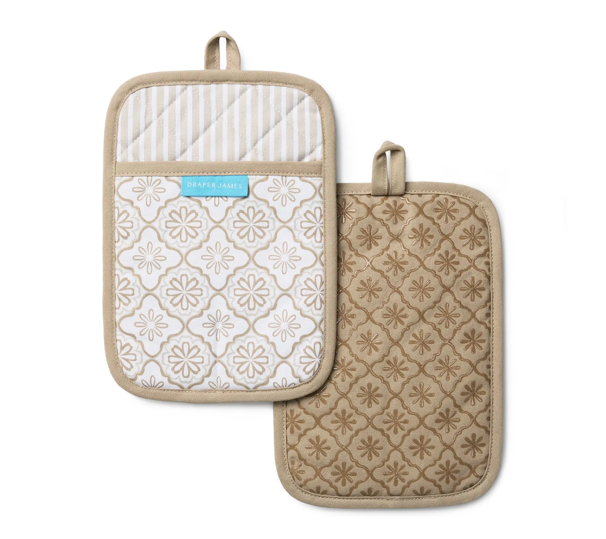Draper James Geometric Floral Potholder 2-Pack Set
