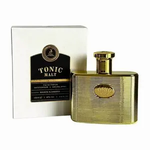 MAISON ALHAMBRA Tonic Malt EDP Spray - 3.4 oz/100 ml, Vegan-Friendly Potent Chocolatey Unisex Spicy Woody Long Lasting Fragrance with Vanilla Base for Cool Seasons