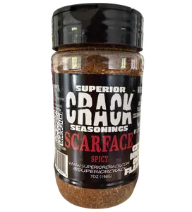 Superior Crack Scarface Spicy - Salmon White Fish Crab Legs Lobster Tuna Chicken - Amazing Flavor can add Spice to anything