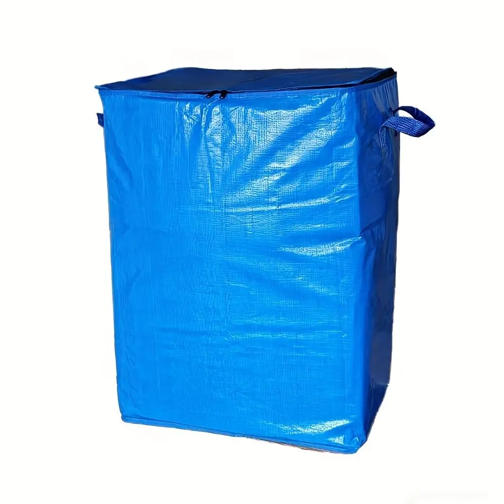 1pc Extra-Large Waterproof Moving Bag with Reinforced Handles And Zipper – Space-Saving Heavy-Duty Storage Organizer for Clothes, Home, Dorm, Wardrobe. Perfect for Halloween/Christmas Decor Storage