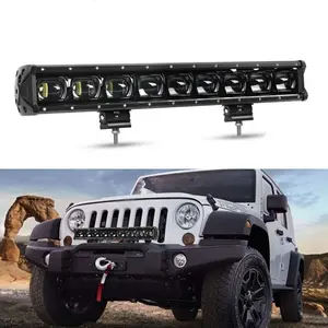 9D High-Power Lens LED Light Strip for Off-Road Vehicles, Car Roof Light, Front Bumper Light, Work Light, LED Bar Lights, 12-24v, Sliding Mount