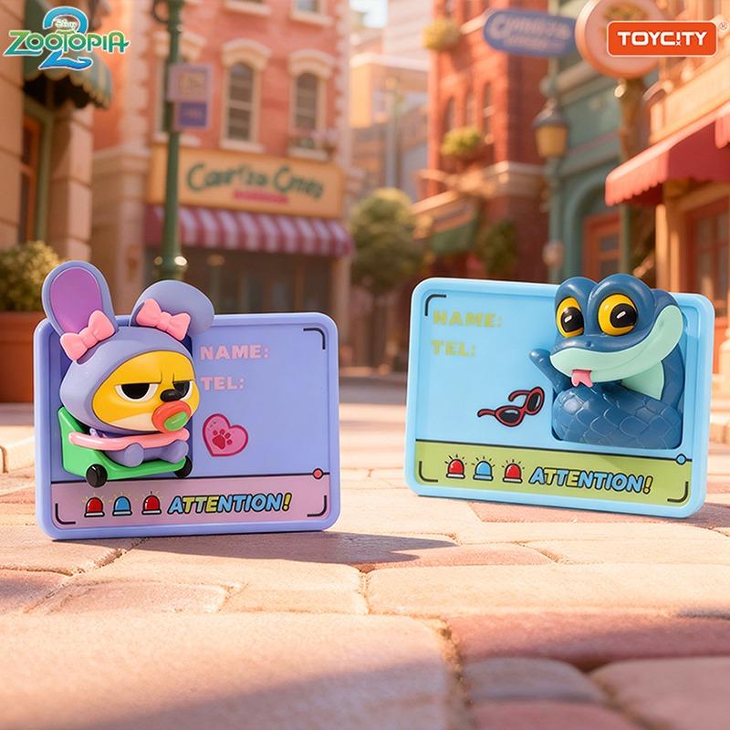Disney Zootopia Super Citizen Pass Series Magnetic Toy Blind Box – Collectible Cartoon Figures with Magnetic Play