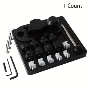 Ring Making Kit, 1 Count Ring Bender Spoon Tool with Screw Accessories for Ring Maker, Professional Jewelry Making Bender Tool with Nylon Molds, Jewelry Making Tools