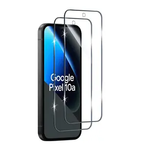 Google Pixel 10a HD Transparent Tempered Glass Film, 2-Pack Screen Protector, Durable and High-Definition Design, Perfect Fit for Google Pixel 10a