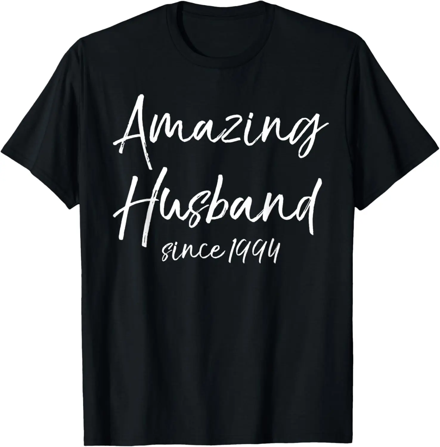 Women's 100% Cotton T-Shirt, Minimalist Shortsleeve Round Neck Top with "Since 1994" Graphic Print - 30th Anniversary Gift, Comfortable, Fit, Tshirt, Regular Fit, Breathable, Style, Casual, Everyday, Fabric, 4Xl, Classic, 2Xl, Machine Washable