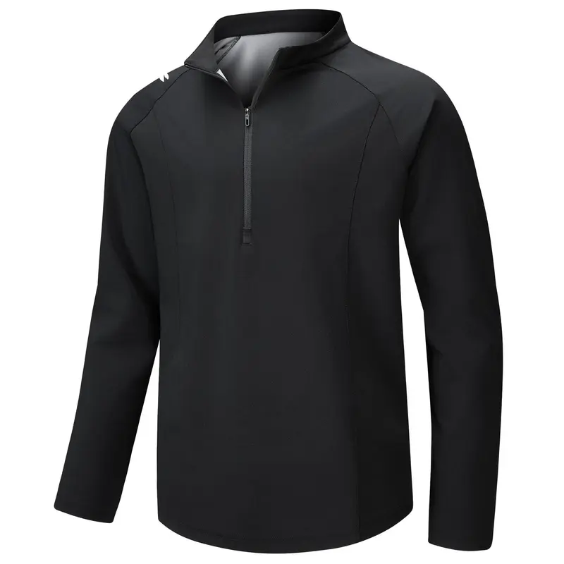 HOTSUIT Sauna Shirt Half-Zip Heat Trapping Workout Top for Men Women, Tear-Resistant Anti-Odor Moisture-Wicking Lightweight Silver-Heat G3.0 Sweat Jacket, Gym Running Outdoor Training