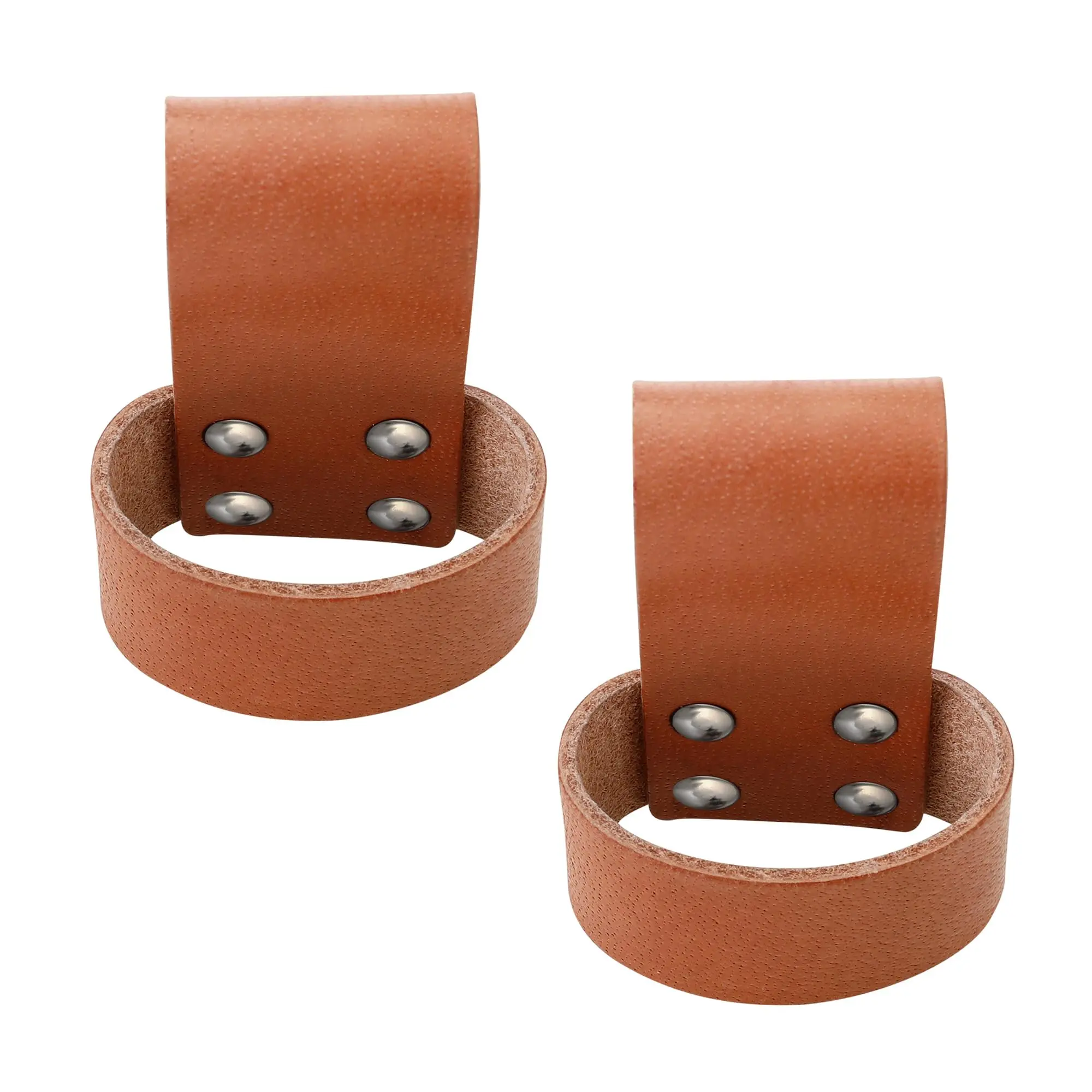 2 Pack Leather Hammer Holster With Belt Loop  Multi-tool Holder Small Hatchet Carrier Brown