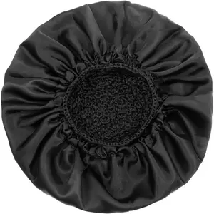 2 In 1 Wrap Cap Bonnet Reversible Double Layered Nettie Band Adjustable Hair Wraps Nettie Band Silk Bonnets Hair Wrap Cap