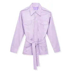 Playboy Leather Safari Jacket