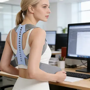 1pcs  Posture Corrector for Women Men Back Straightener with Armpit Pad, Upper & Lower Back Pain Relief, Targets Scoliosis, Hunchback, Hump, Thoracic, Spine, Posture Straps