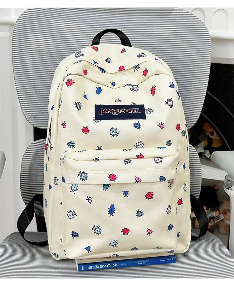 Jansp Lightweight Backpack With Main Compartment And Front Organization Pocket