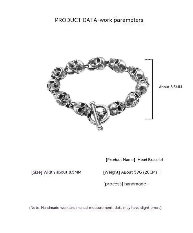 American Garber Style Handmade Motorcycle Bracelet Trendy Men And Women