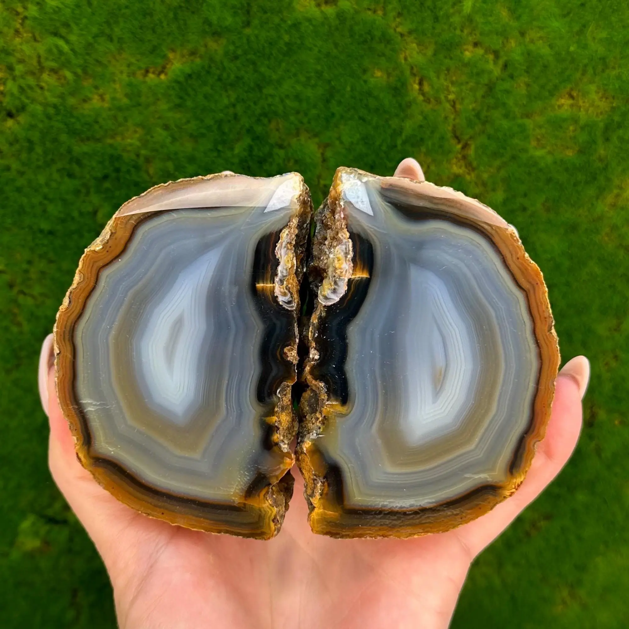 Agate SET Geode Multi-Colored Polished & Dyed | Great Quality From Brazil