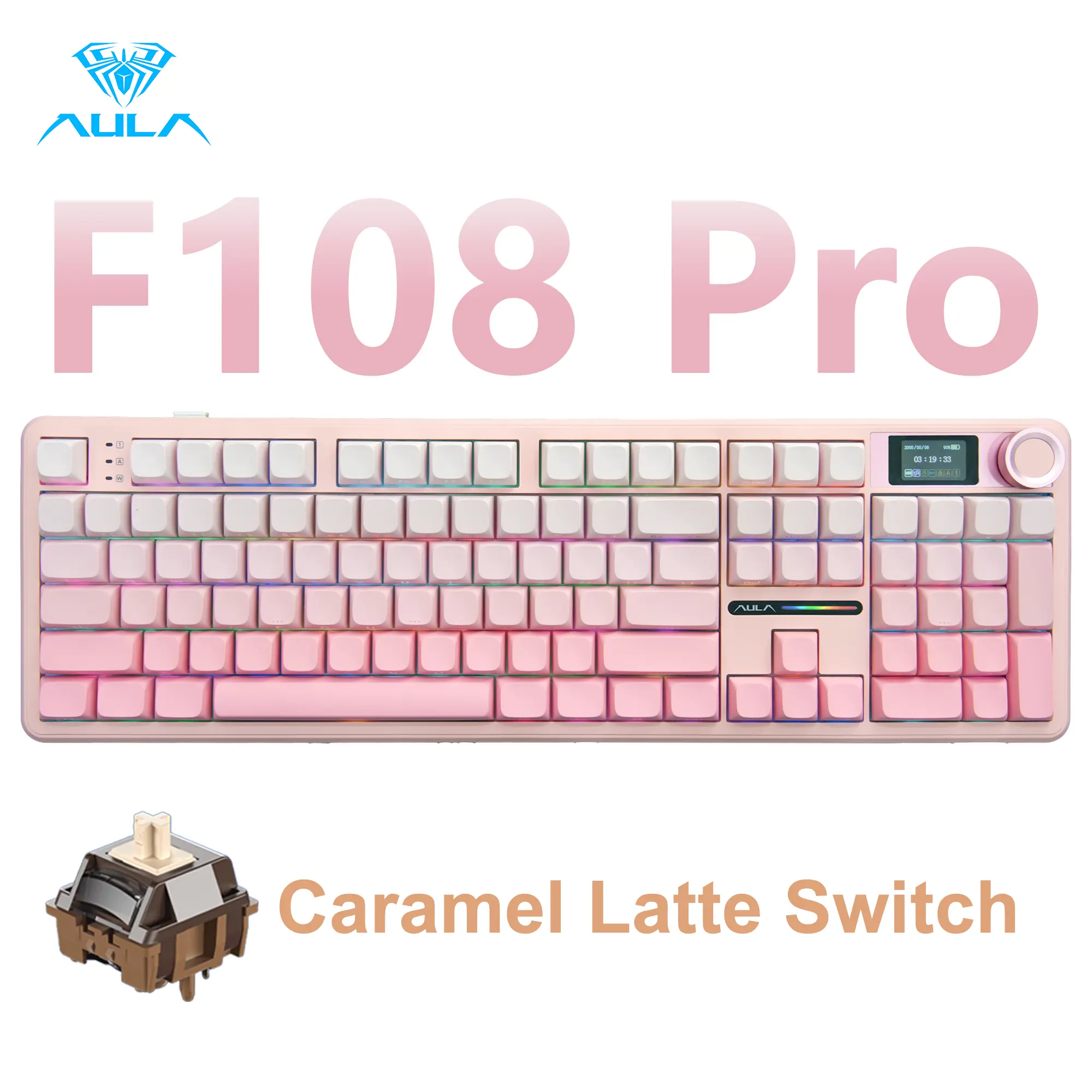 F108 Pro-Gradient Pink