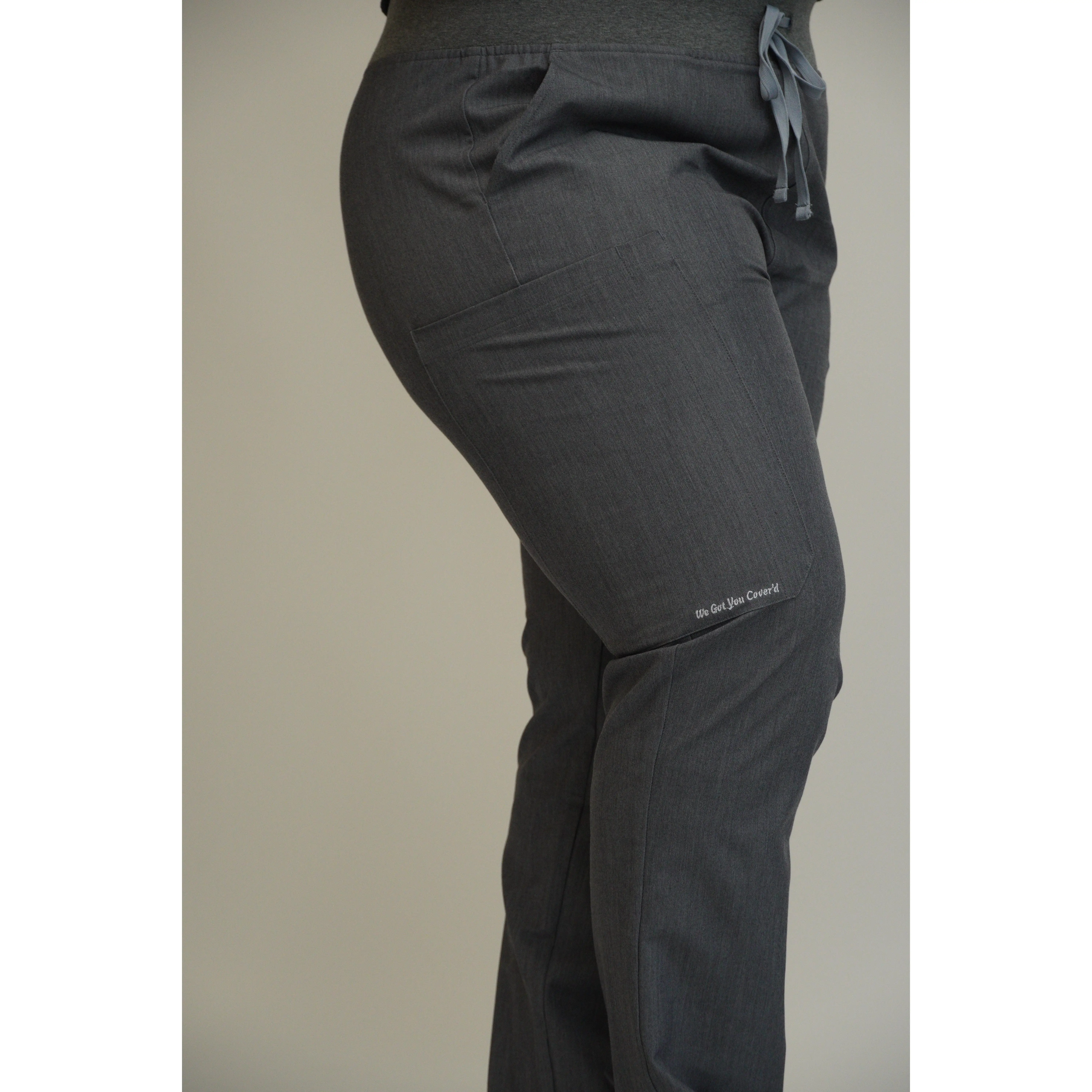 'Nabeelah' Modest Scrub Pant Gray - Function and Fashion in one!