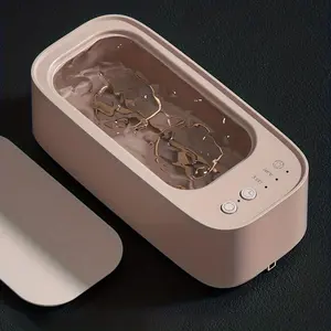 LIOJ S700 Multifunctional Glasses Cleaner Machine - Battery-Powered, Compact Design for Delicate Eyewear, with Quick Cleaning & Drying Features, Ideal for Travel, Travel Accessory|Minimalist Design|Rechargeable Battery, Eyeglass Repair Tool