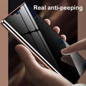 360° Full Surround Metal Magnetic Front Anti-Spy Glass Case for Samsung Galaxy S26 S25 S23 S24 S22Ultra Explosion-Proof HD Backpanel  Smartphone Protective Cover