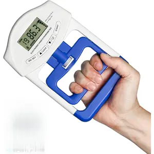 Grip Strength Tester 265lb/120kg, Digital Hand Dynamometer FDA Registered with Backlit LCD for Grip Strength Testing and Training