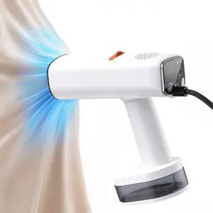 Portable Handheld Vacuum Steamer, Travel Garment Steamer for Clothes, 5000Pa Suction for Clothes Grips, Travel-Ready Water Supply Solution