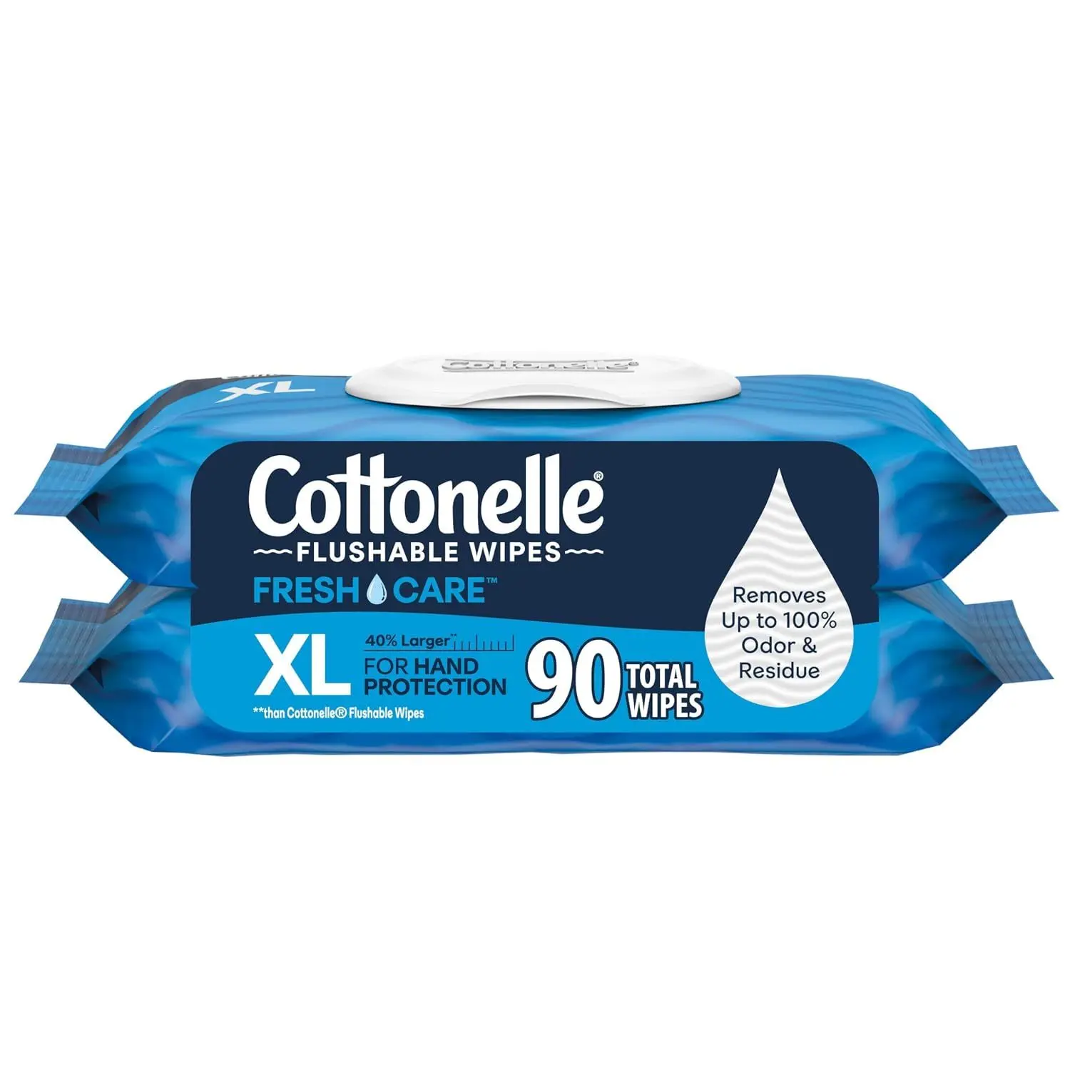 X- Large Fresh Care / 45 Wipes (Pack of 2)