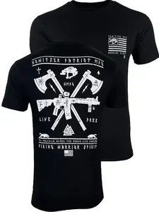 Howitzer Style Men'S T-Shirt Viking Warrior Military Grunt
