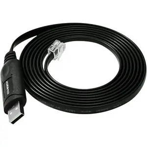 ECO-WORTHY RS232 to USB Adapter Cable with High-Performance FTDI Chip, PVC Jacket, RJ12 6P6C Male, 6.6ft/2m, for Server Rack Battery & PC Communication (Computers & Office Network Cables & Connectors)