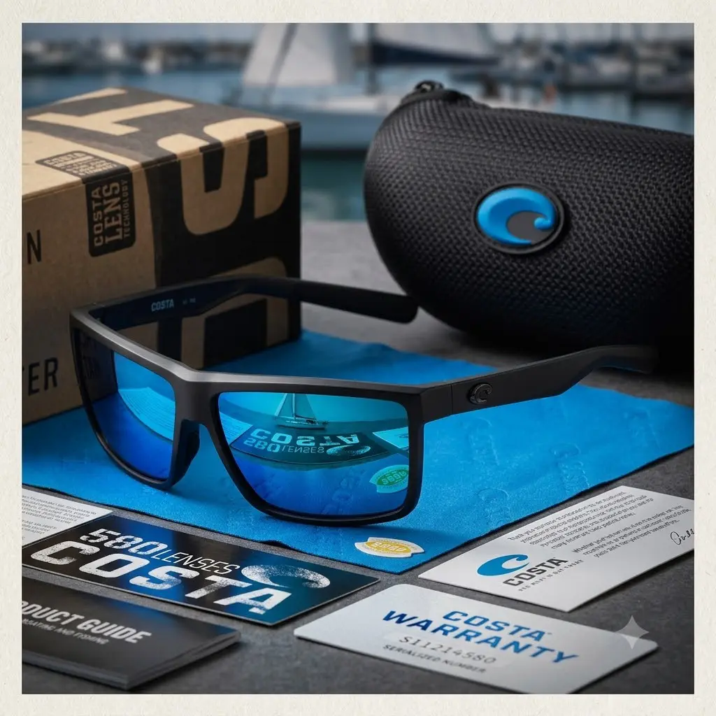 Full Box Costa Del Mar Rinconcito Polarized Sunglasses UV Protection Sport Fishing Driving Outdoor Shades Men Women