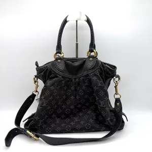 Pre-owned Louis Vuitton RL Black Denim Cabby 20448658