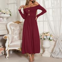 Burgundy-Long Sleeve