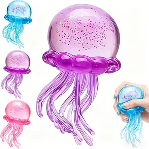 Jellyfish Design Squeeze Stress Ball Fidget Stress Ball Soft Squishy Ball Sensory Toys for Anxiety and Stress