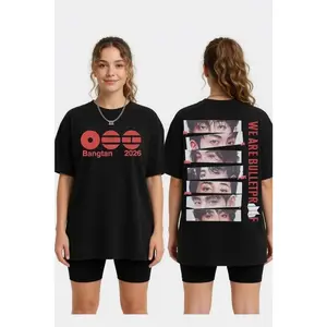 Bangtan We Are Bulletproof Arirang World Tour 2026 Unisex T-Shirt, Bangtan Army Kpop Concert Graphic Tee, Perfect Gift for ARMY 4